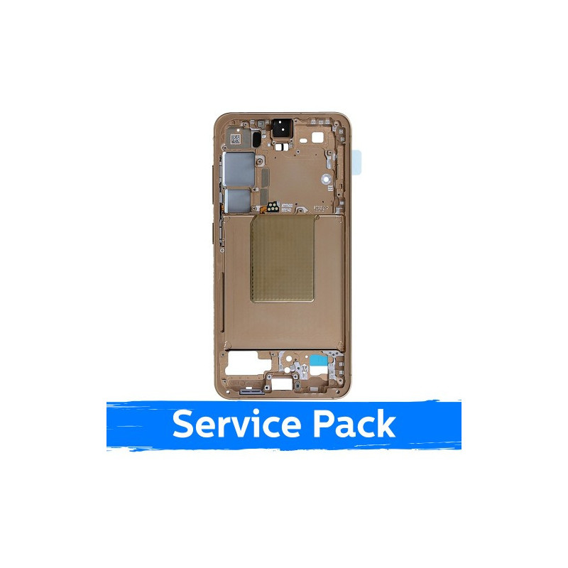 Ekrano rėmas / vidinis korpusas skirtas Samsung S921 S24 / Sandstone Orange / (Service Pack)