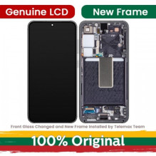 Screen for Samsung S911 S23 with frame / Cream / (Updated: Telemax)