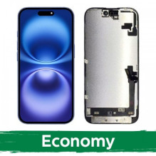 Ekrano apsauga iPhone 16 juodas (INCELL / Economy) / *Removable IC* /