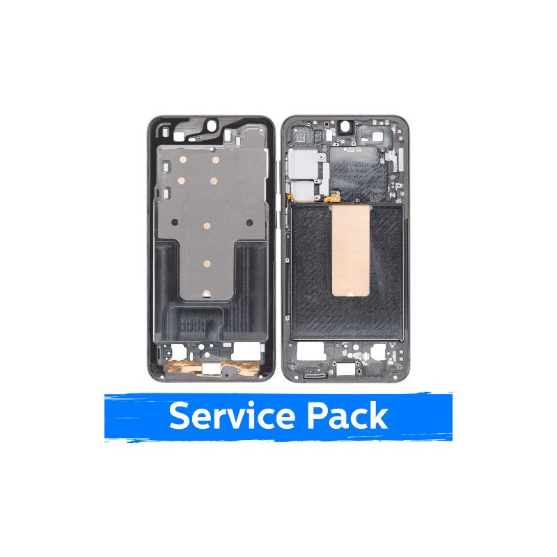 Screen frame / inner housing for Samsung S916 S23 Plus / Green / (Service Pack)