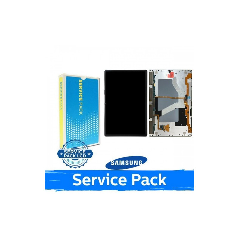 Ekranas skirtas Samsung X910 / X916 Tab S9 Ultra juodas (Service Pack)