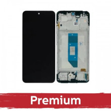 Screen for Xiaomi Redmi Note 14S with frame / Midnight Black / OEM