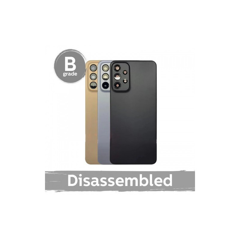 Back cover for SamsungA236 A23 5G (A235 A23 4G) / Black / with glass 100% original (9 / 10 used)