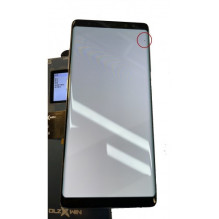 Screen for Samsung N950 Note 8 with frame / Orchid Gray / (Updated: Telemax) (defective 1)
