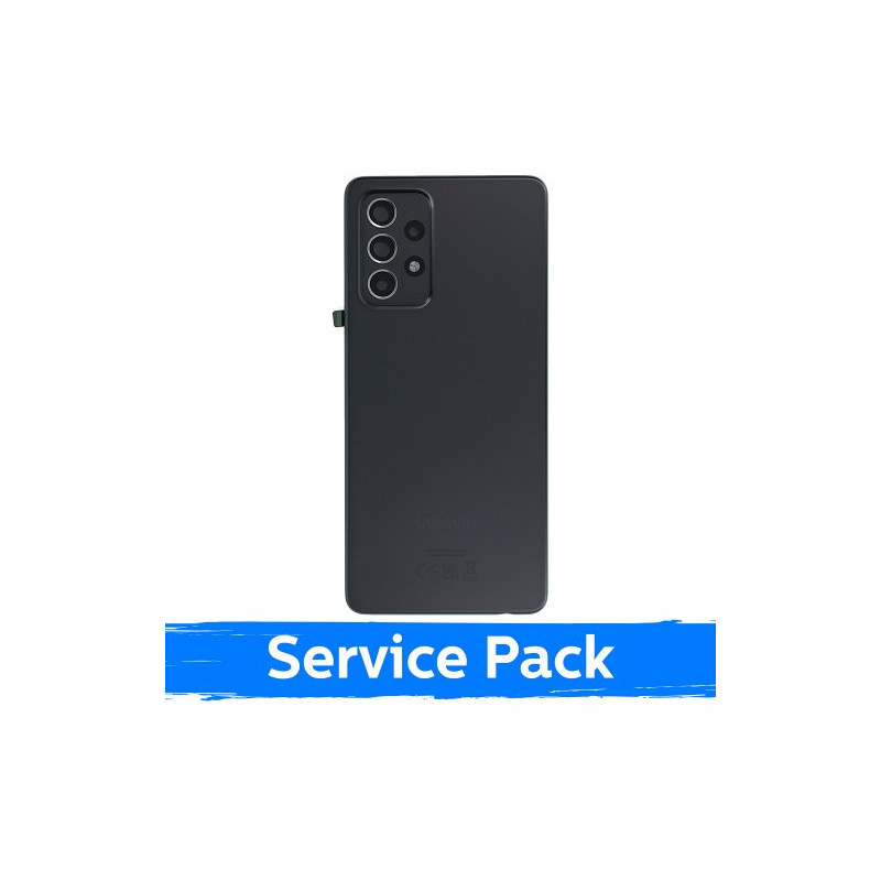 Back cover for Samsung A528 A52s 5G / Awesome Black / (Service Pack)