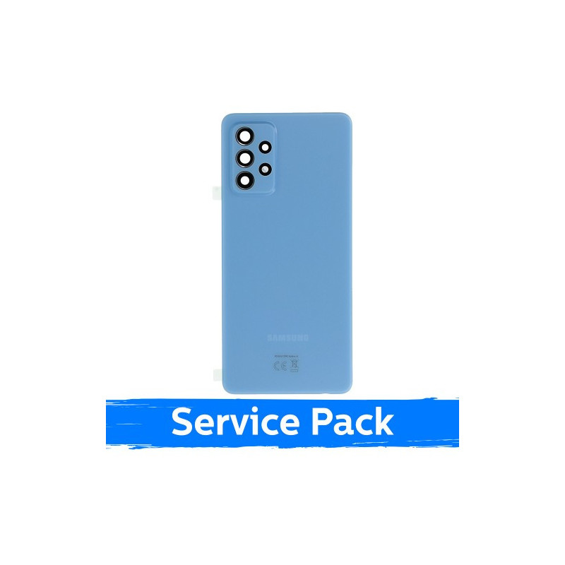 Back cover for Samsung A725 A72 / Awesome Blue / (Service Pack)
