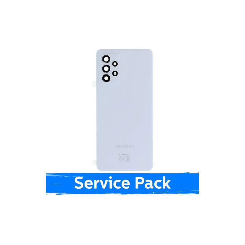 Back cover for Samsung A725 A72 / Awesome White / (Service Pack)