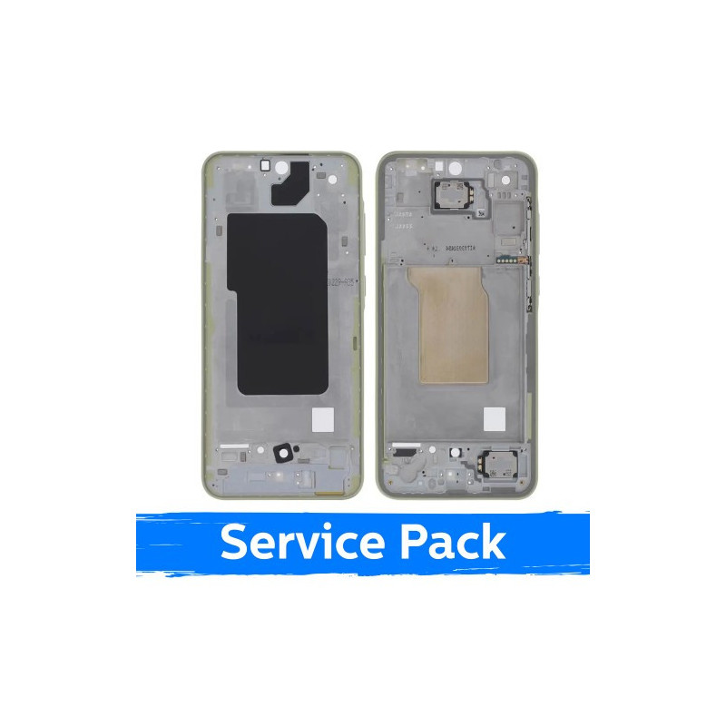 Ekrano rėmas / vidinis korpusas skirtas Samsung A356 A35 5G / Lemon / (Service Pack)