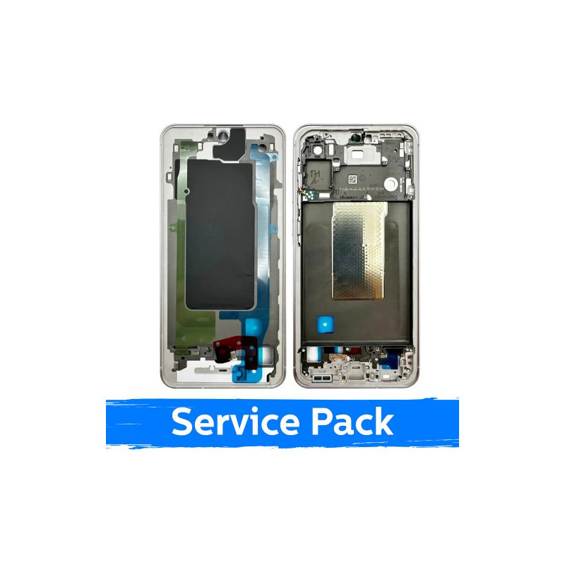 Ekrano rėmas / vidinis korpusas skirtas Samsung A566 A56 5G / Pink / (Service Pack)