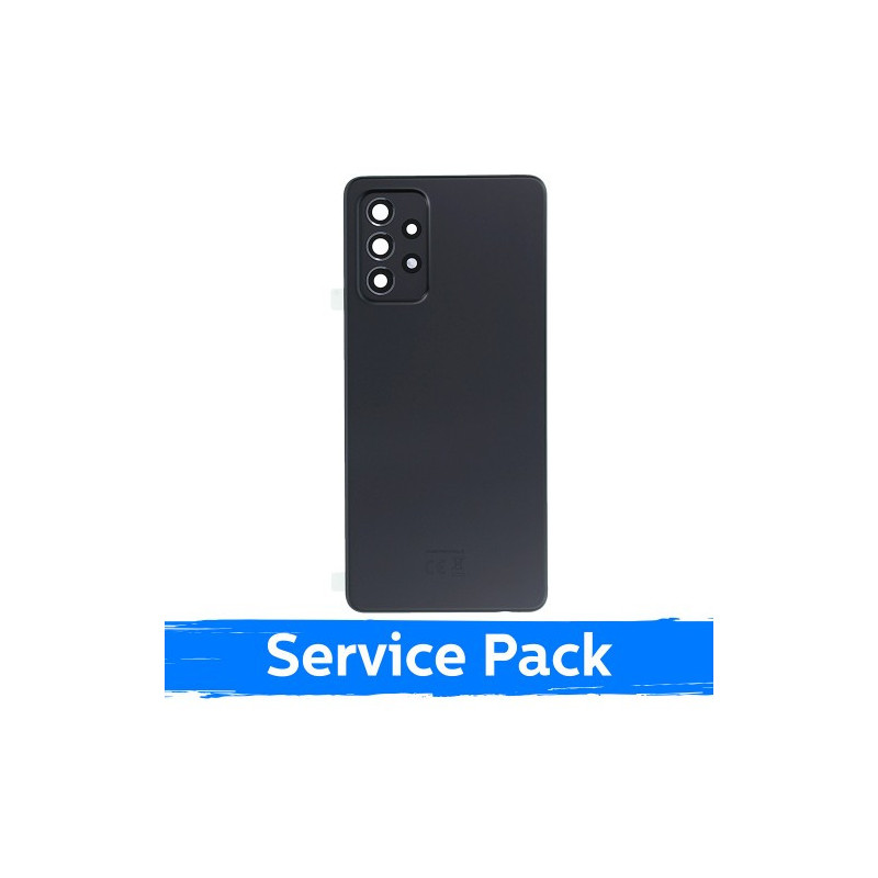 Back cover for Samsung A725 A72 / Awesome Black / (Service Pack)