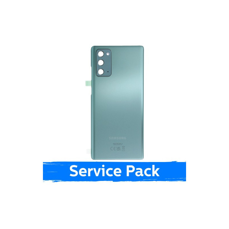 Back cover for Samsung N980 (N981) Note 20 / Mystic Green / (Service Pack)