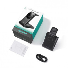 Bevielis įkroviklis Joyroom 'JR-W15 3in1' juodas 15W (skirta iPhone / Apple Watch / Airpods)