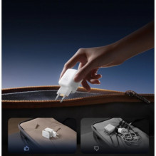 Įkroviklis Joyroom 'TCL05' baltas GaN Ultra 45W (2xUSB-C) + 'Type-C' 120cm 60W kabelis
