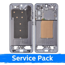 Screen frame / inner housing for Samsung S936 S25 Plus / Silver Shadow / (Service Pack)