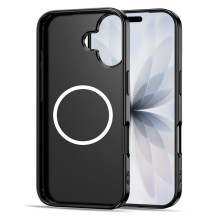 Tech-Protect Lamano MagSafe case for iPhone 16 - black and red