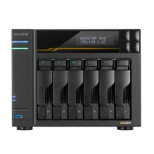 Tinklo Prieigos Saugykla - ASUSTOR LOCKERSTOR 6 Gen3 AS6806T AMD Ryzen 16GB DDR5 Juoda