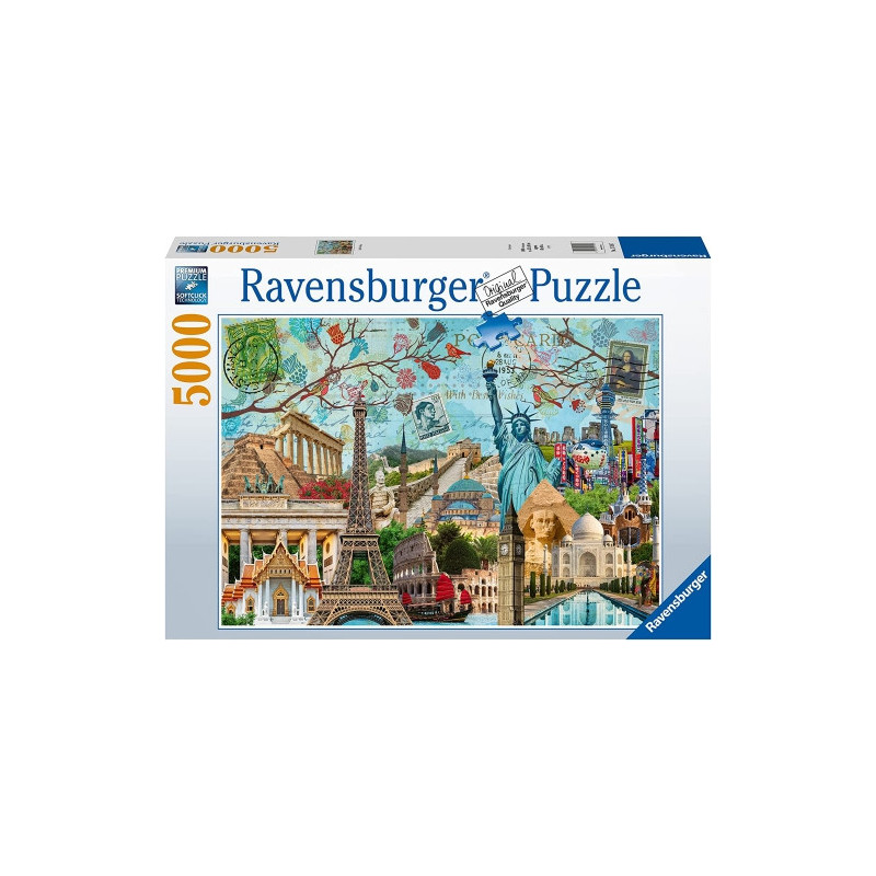 Dėlionė - Ravensburger Didelis Miesto Koliažas 5000 Dalių Dėlionė