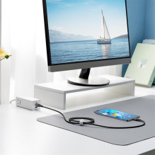 „Baseus Pudding“ serijos USB-C laidas – USB-C 100W 1,2 m – juodas