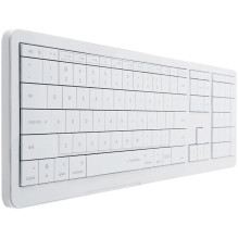 CLEVETURA CLVX 1 Touch-On-Keys AI Wireless Keyboard, ANSI US Mac layout, Scissor Switches, Aluminum Chassis, Interactive