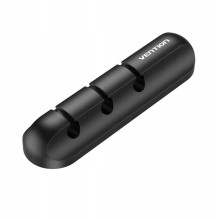 Vention 5-port cable organiser, 2 pcs, black