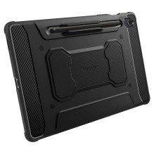 „Spigen Rugged Armor Pro“ dėklas, skirtas „Samsung Galaxy Tab S9 FE 10.9'' X510 / X516B“ - juodas