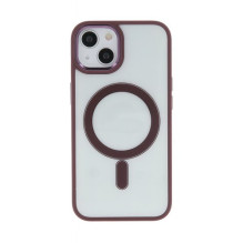 Case 'MagCase Satin' for Apple iPhone 16 Pro burgundy