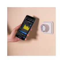 Išmanusis Namų Įrenginys - Shelly Plug S MTR Gen3 WiFi Kištukas 2500W Energijos Matavimas Baltas