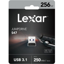 Lexar 256GB JumpDrive S47 USB 3.1 Black