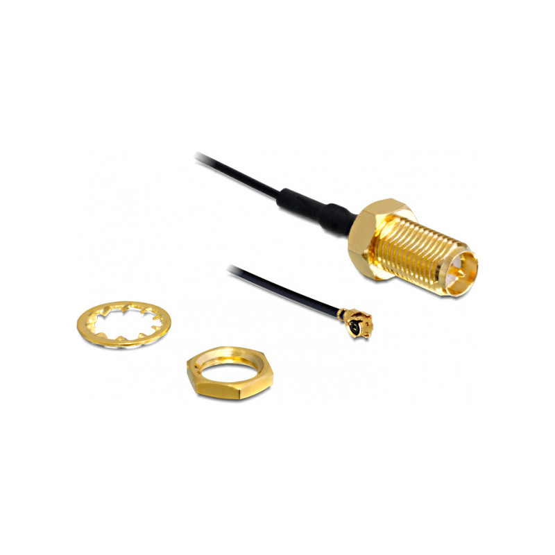 DELOCK HF RP-SMA šautuvo montavimas