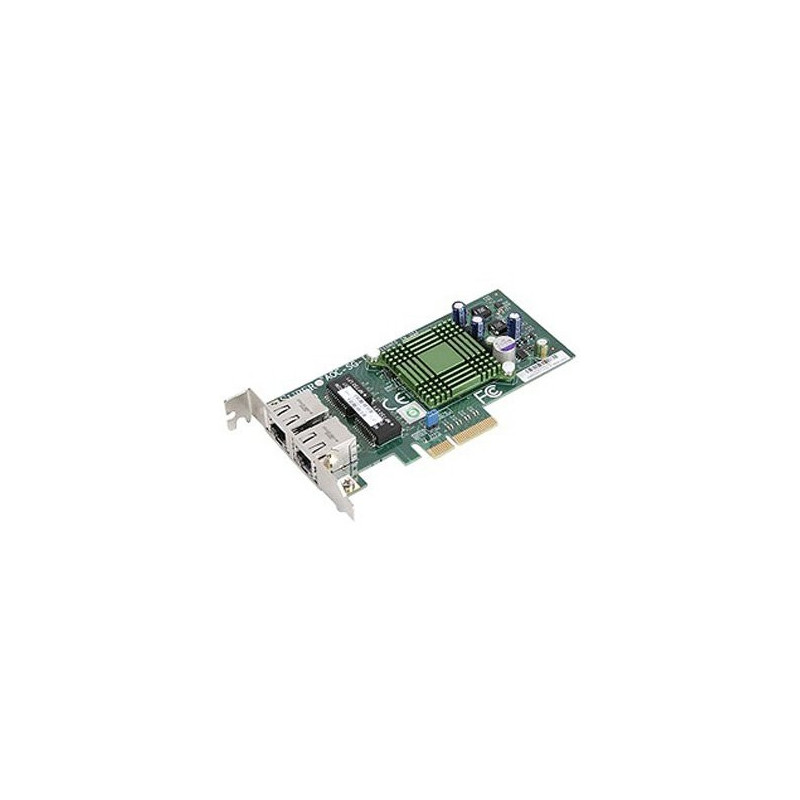 Supermicro AOC-SGP-I2 LAN 2-port RJ45 Gigabit Ethernet controller, PCI-e x4, Intel i350AM2