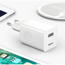 Įkroviklis Baseus 'Quick Charger' baltas (Output: 3A / Quick Charging)
