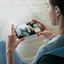 Laidinė laisvų rankų įranga Joyromm "JR-EC06" sidabrinė su '''Type-C'' jungtimi