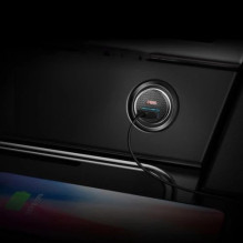 Automobilinis įkroviklis Baseus'CCALL-YS01' juodas 30W (1xPD / 1xQC3.0)