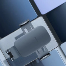 Car holder Baseus 'Metal Age II' gray (non-magnetic / for grille)