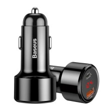 Car charger Baseus 'Magic Series PPS' black 45W (PD / QC3.0)