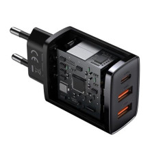 Charger Baseus 'Compact' black 30W (1xPD / 2xQC3.0)