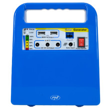 PNI GreenHouse H01 30W saulės fotovoltinė sistema su 12V / 7Ah baterija, USB / radiju / MP3, 2 LED lemputėmis PNI GreenHouse H01 30W saulės fotovoltinė sistema su 12V / 7Ah baterija, USB / radiju / MP3, 2 LED lemputėmis