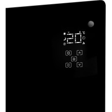 Carruzzo Q20F1 Glass panel heater black