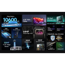 „Ulefone Armor 27 Pro“ 12 / 256 GB NFC juodas