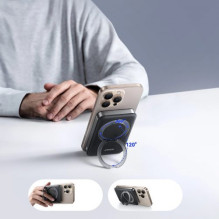 Išorinė baterija Joyroom "JR-PBM12" juodas 10000mAh 22.5W (MagSafe / Wireless Charge 15W / PD 22.5W) su stovu