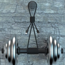 USB Kabelis Dudao "L9X" juodas "Type-C / Lightning" 200cm (iki 30W) USB Kabelis Dudao "L9X" juodas "Type-C / Lightning" 200cm (iki 30W)