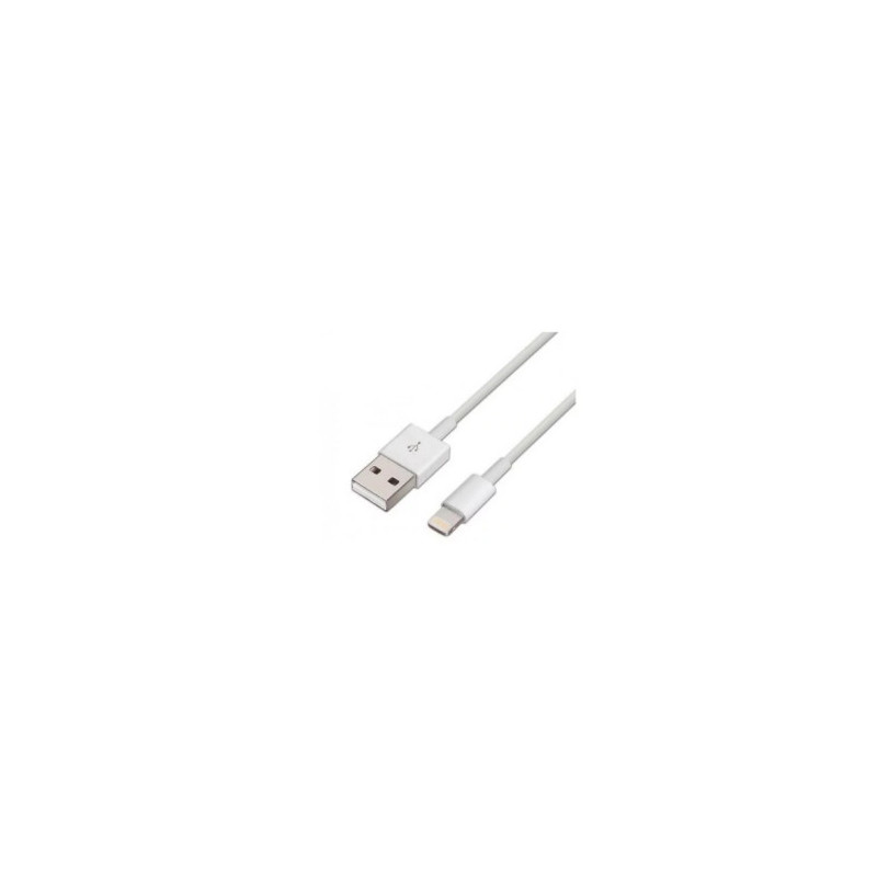 Kabelis Savio USB-A - Lightning 2 m White 2.4A