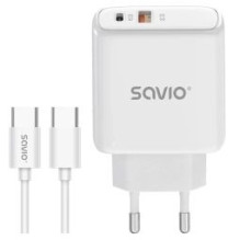 Lādētājs SAVIO Wall Charger...