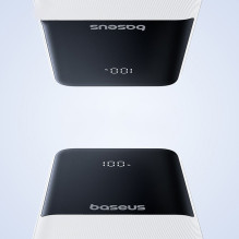 Powerbank Baseus Lipow 10000mAh 22,5W z dwoma wbudowanymi kablami (z kabelis Baseus Simple USB-A - USB-C 3A 20cm) - biał