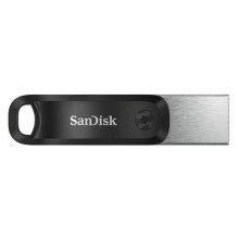 Sandisk 64GB iXpand Go USB 3.0 + Lightning Black / Silver