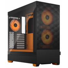 Fractal Design Pop Air TG RGB Orange Core Clear Tint Black / Orange
