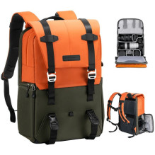 Photo Backpack - KF Concept Urban Wander 20L, Holds Camera, Lens, Laptop, Drone, Orange