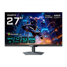 GIGABYTE M27Q2 QD 27" QHD Gaming Monitor - 2560 x 1440, 200Hz, 1ms, 350 cd / m², FreeSync Premium, Display HDR400, 