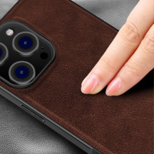 Dėklas X-Level "Earl III Collection" skirtas Apple iPhone 17 rudas