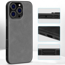 Dėklas X-Level "Earl III Collection" skirtas Apple iPhone 17 pilkas